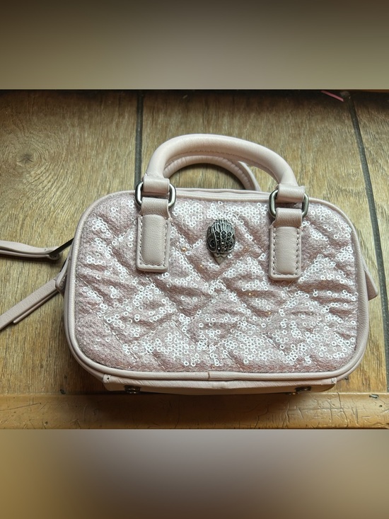 Kurt Geiger Handbags - Pink Sequin Quilted Top-Handle Crossbody Bag